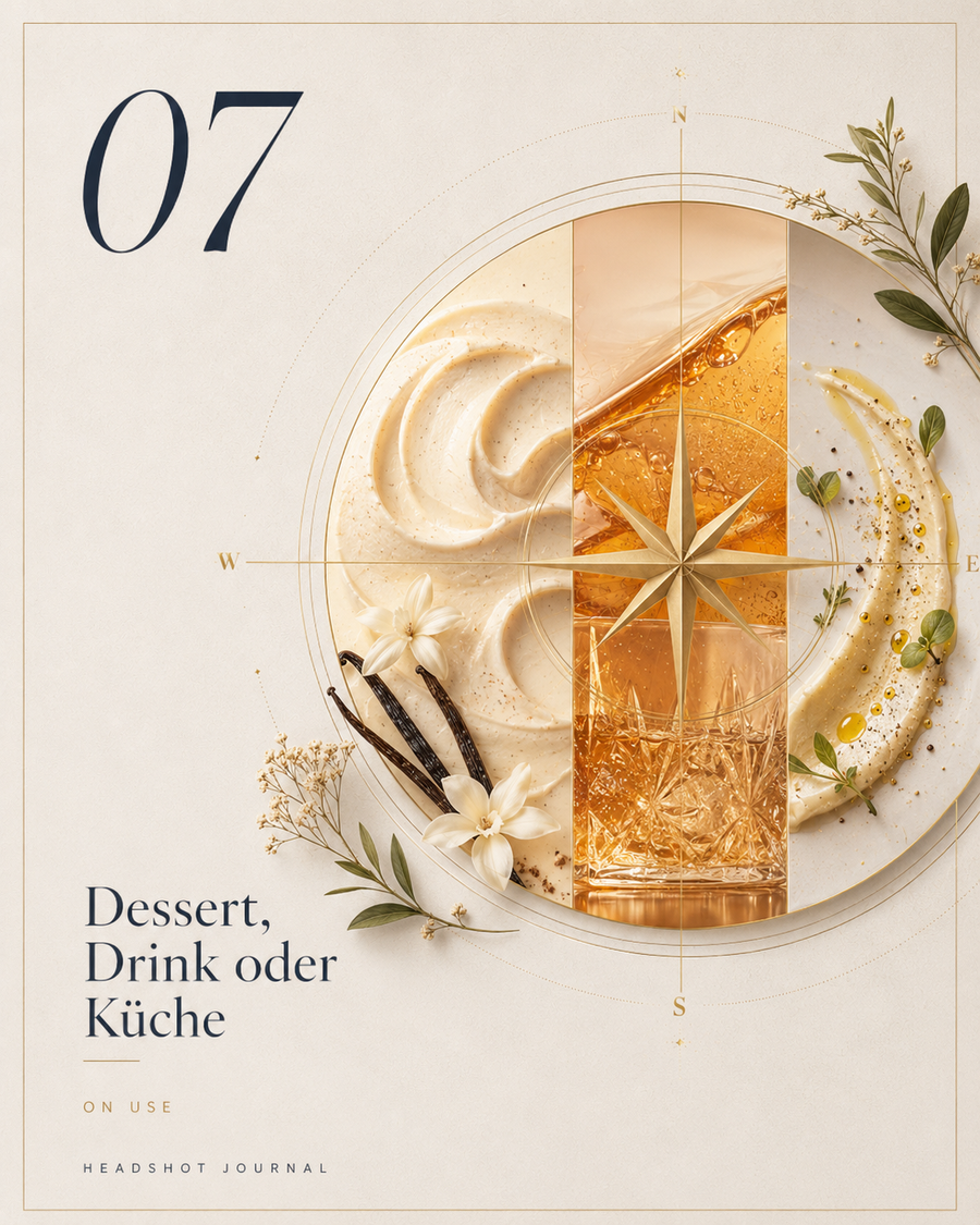 Dessert, drink or kitchen: which flavor for what?